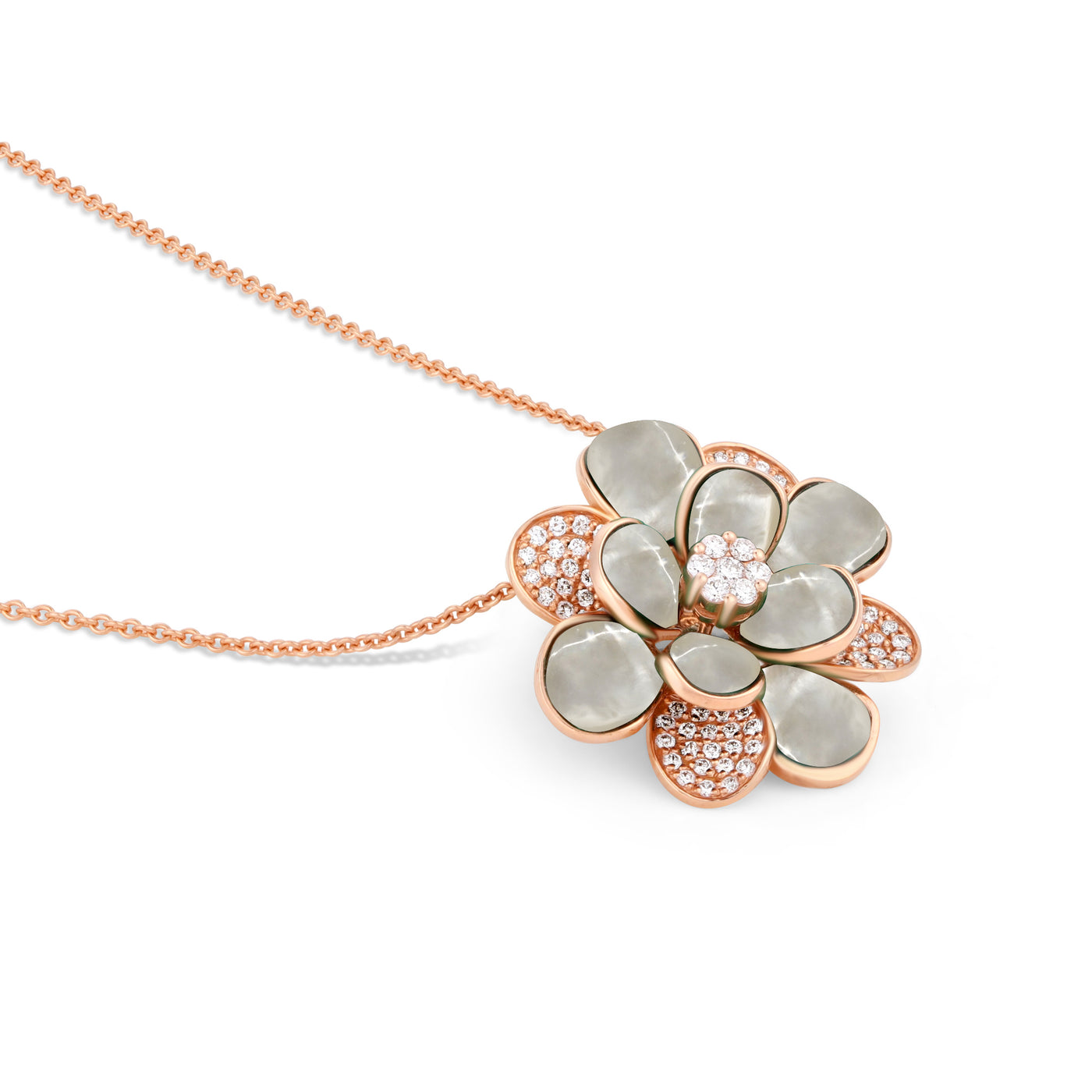 Rose Gold Diamond Pendant