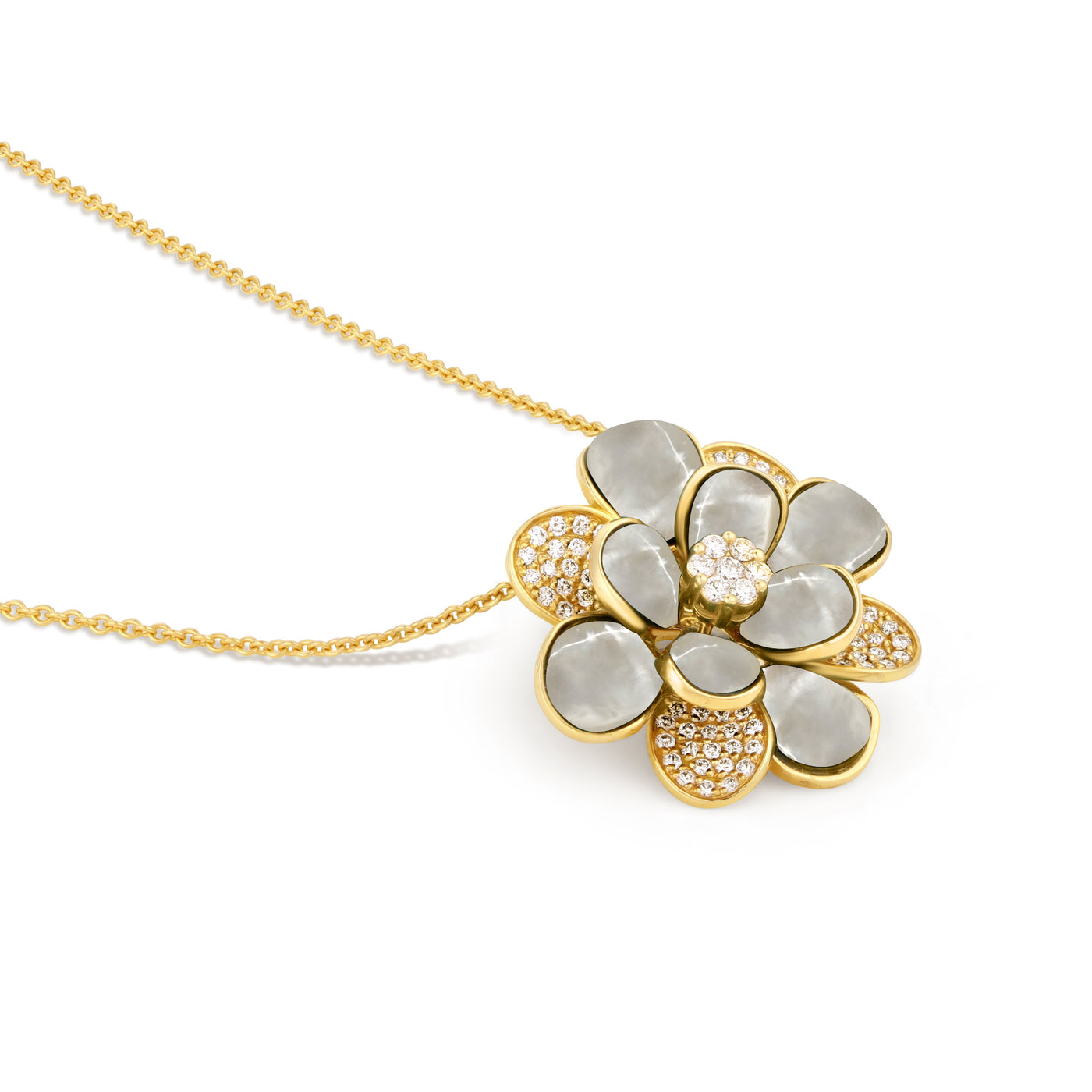 Yellow Gold Diamond Pendant