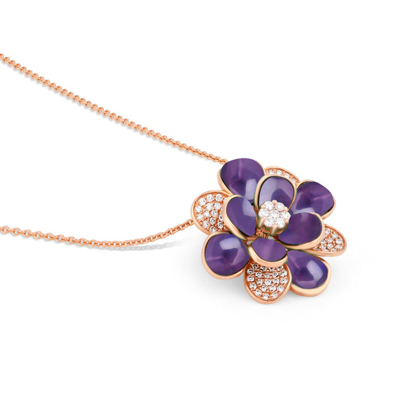 Rose Gold Diamond Pendant