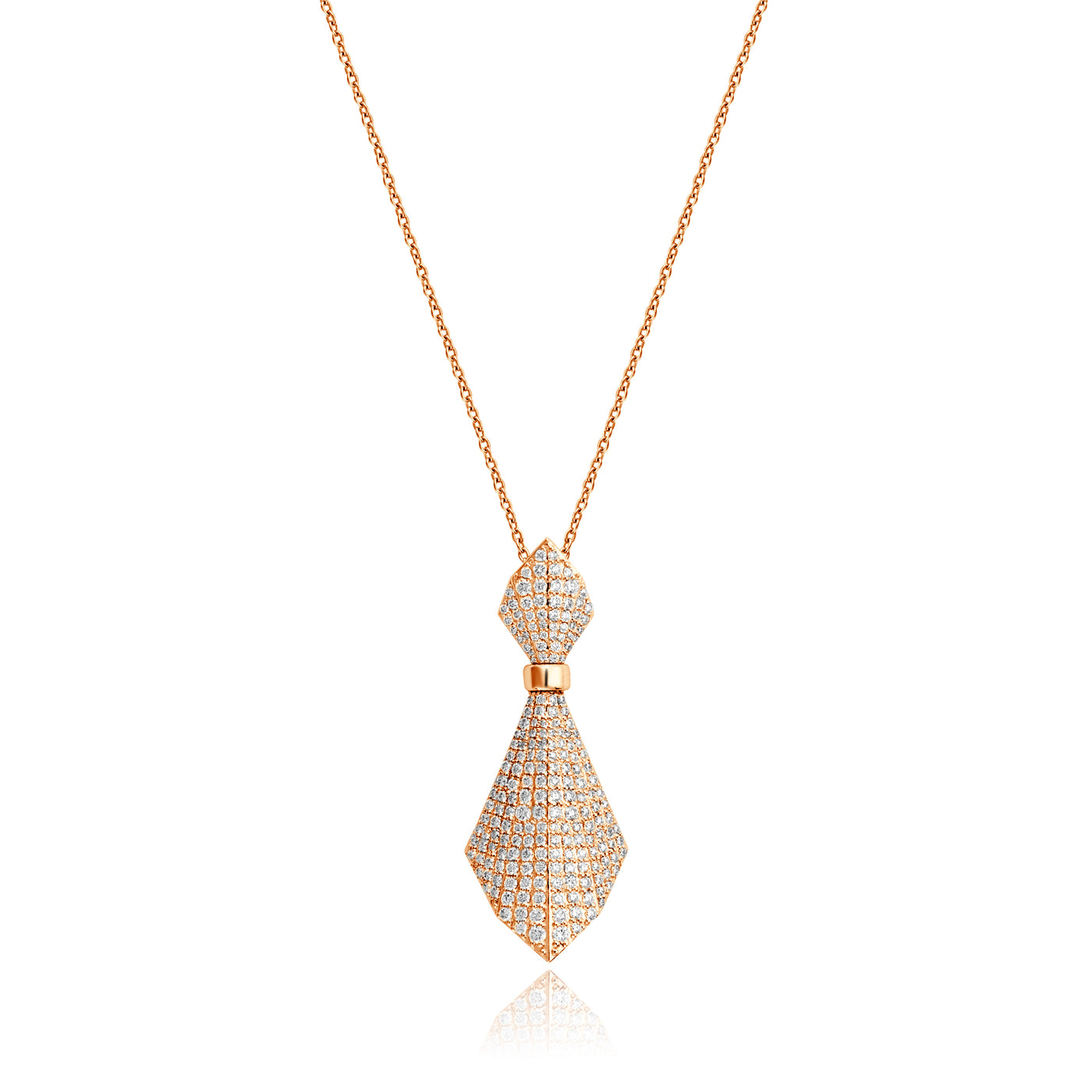  Rose Gold Diamond Pendant 