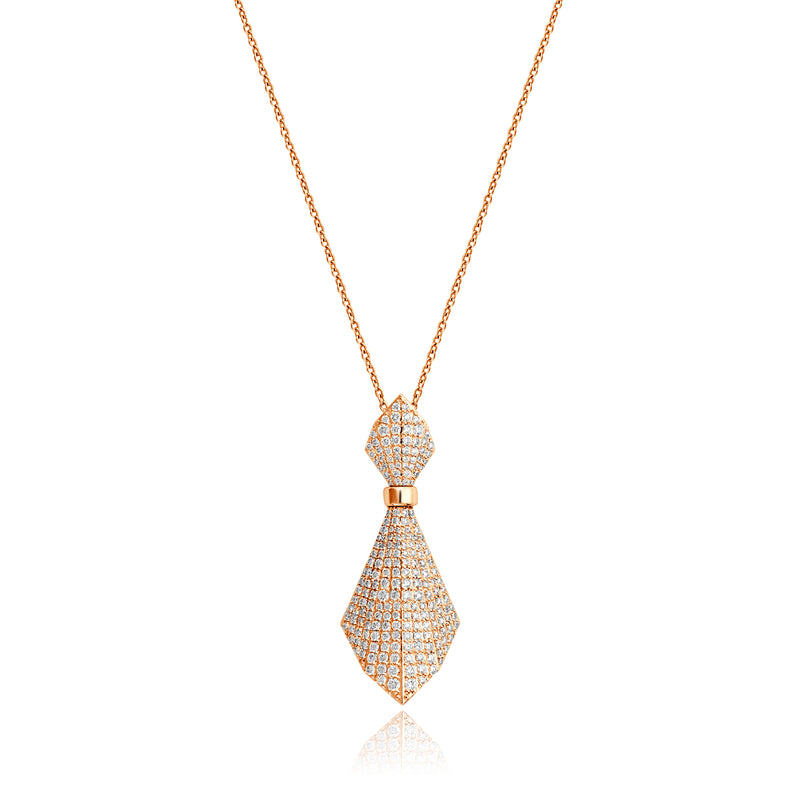  Rose Gold Diamond Pendant 