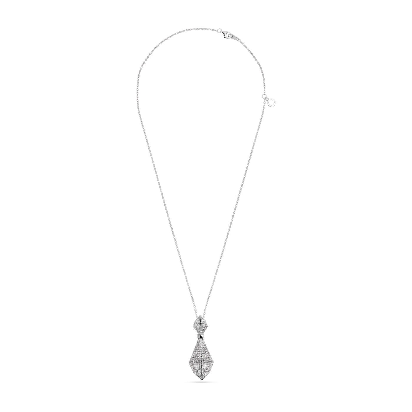  White Gold Diamond Pendant 