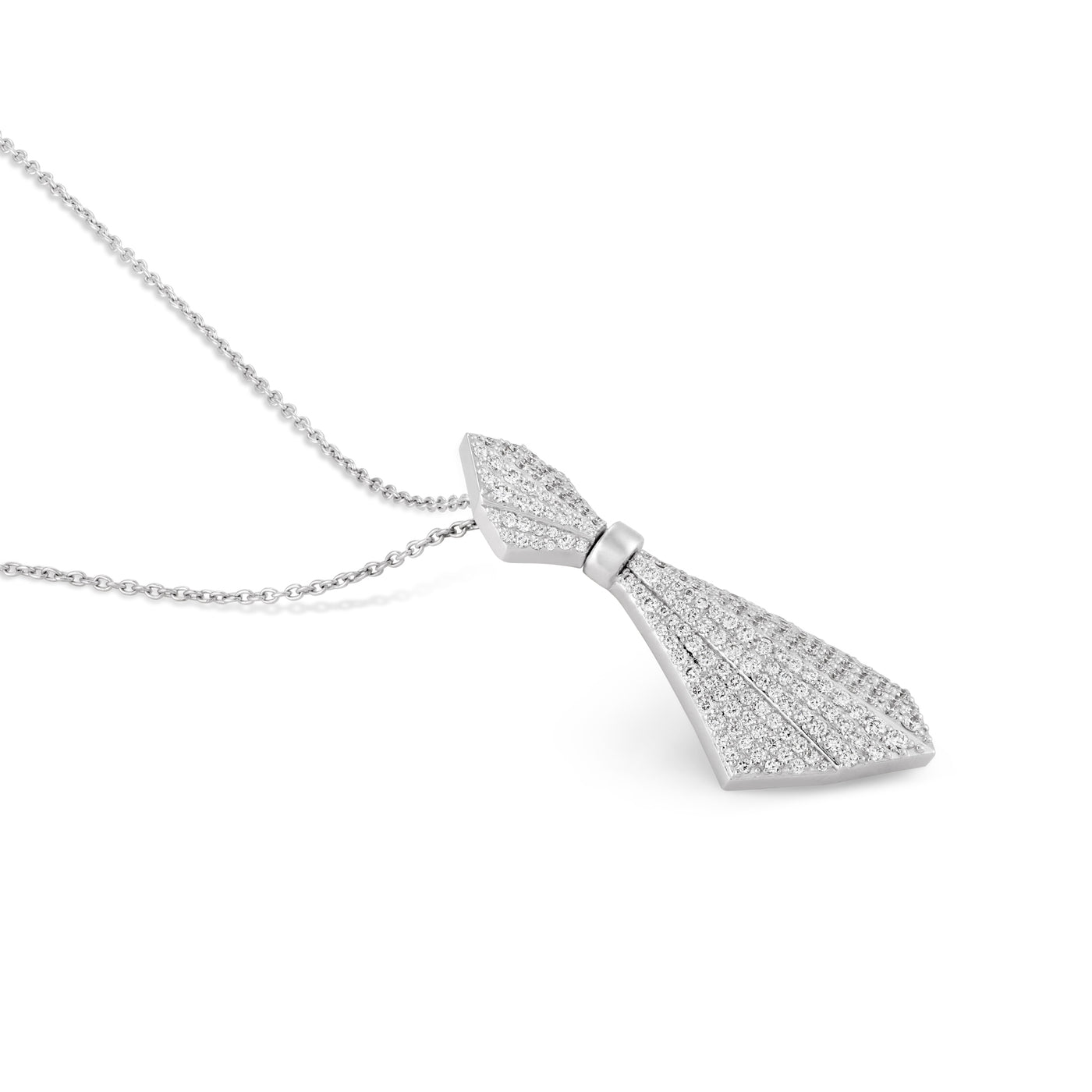  White Gold Diamond Pendant 
