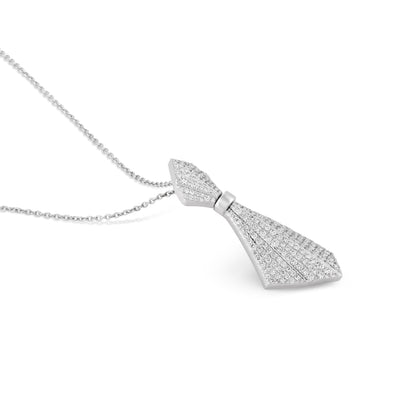  White Gold Diamond Pendant 
