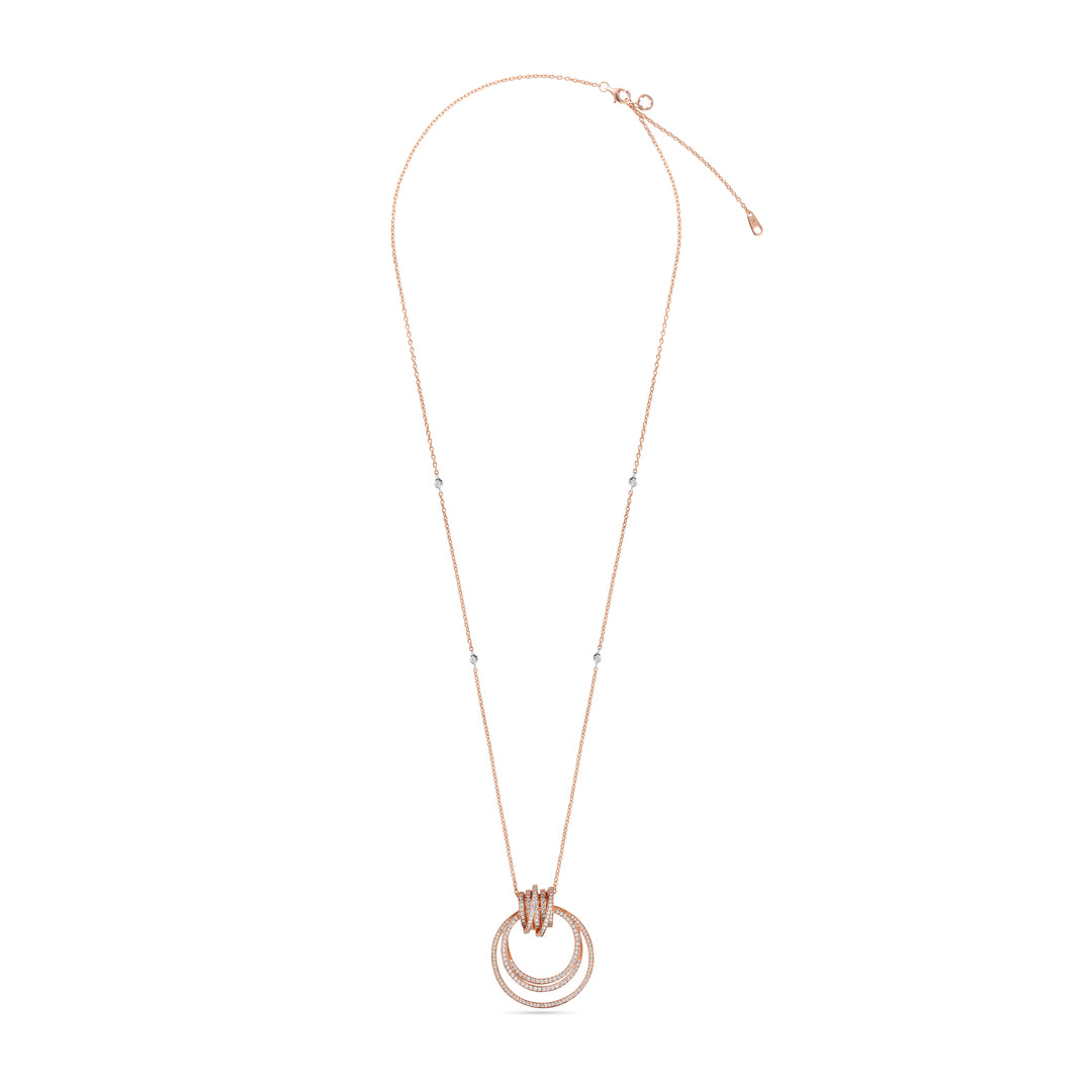 Rose Gold Diamond Pendant 