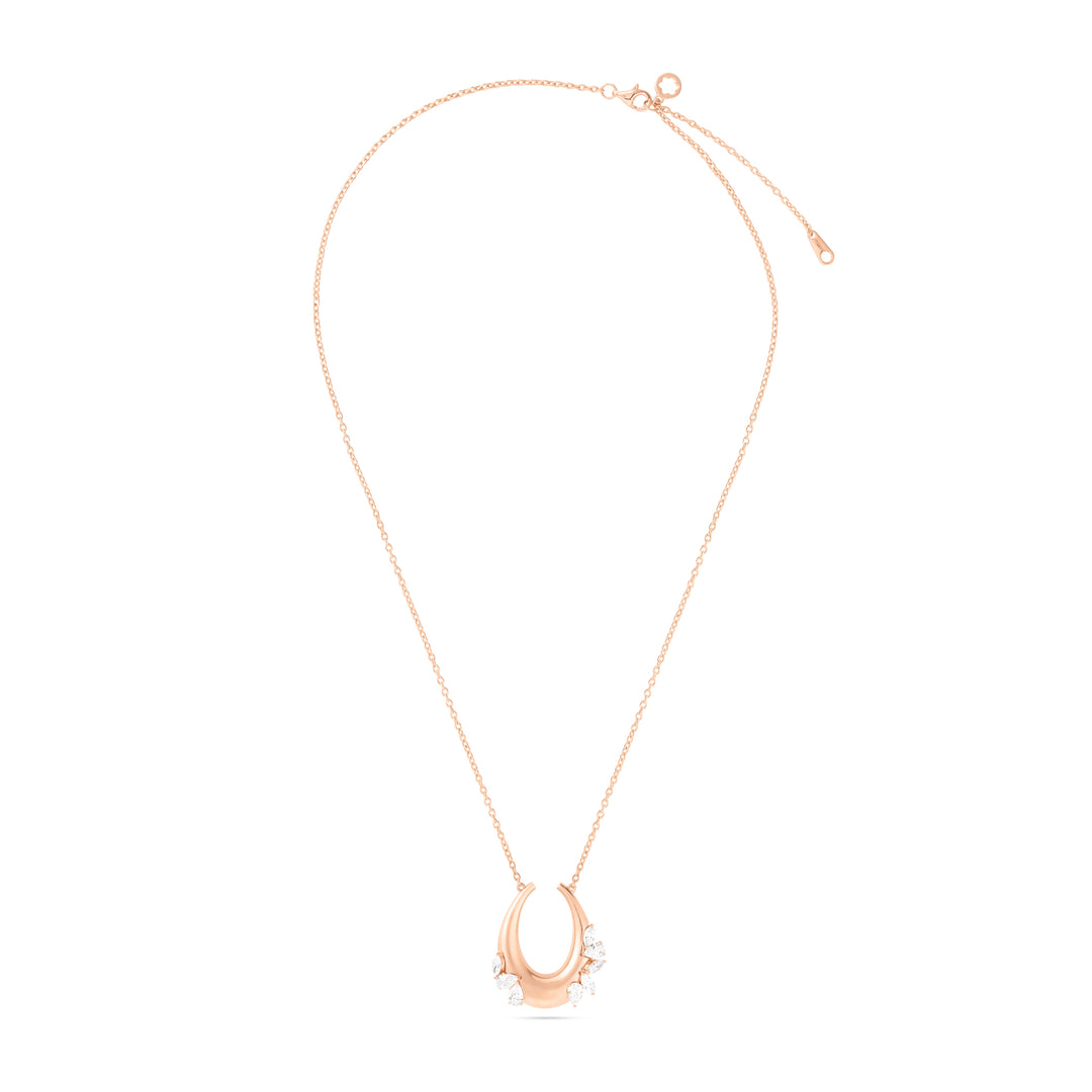 Rose Gold Diamond Necklace