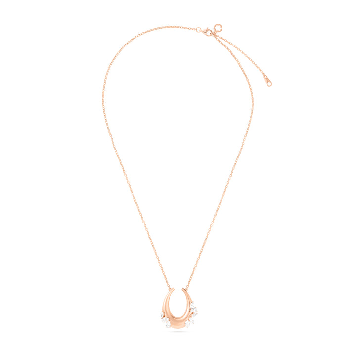 Rose Gold Diamond Necklace