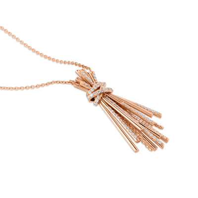 Rose Gold Diamond Pendant