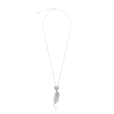 White Gold Diamond Cascade Pendant