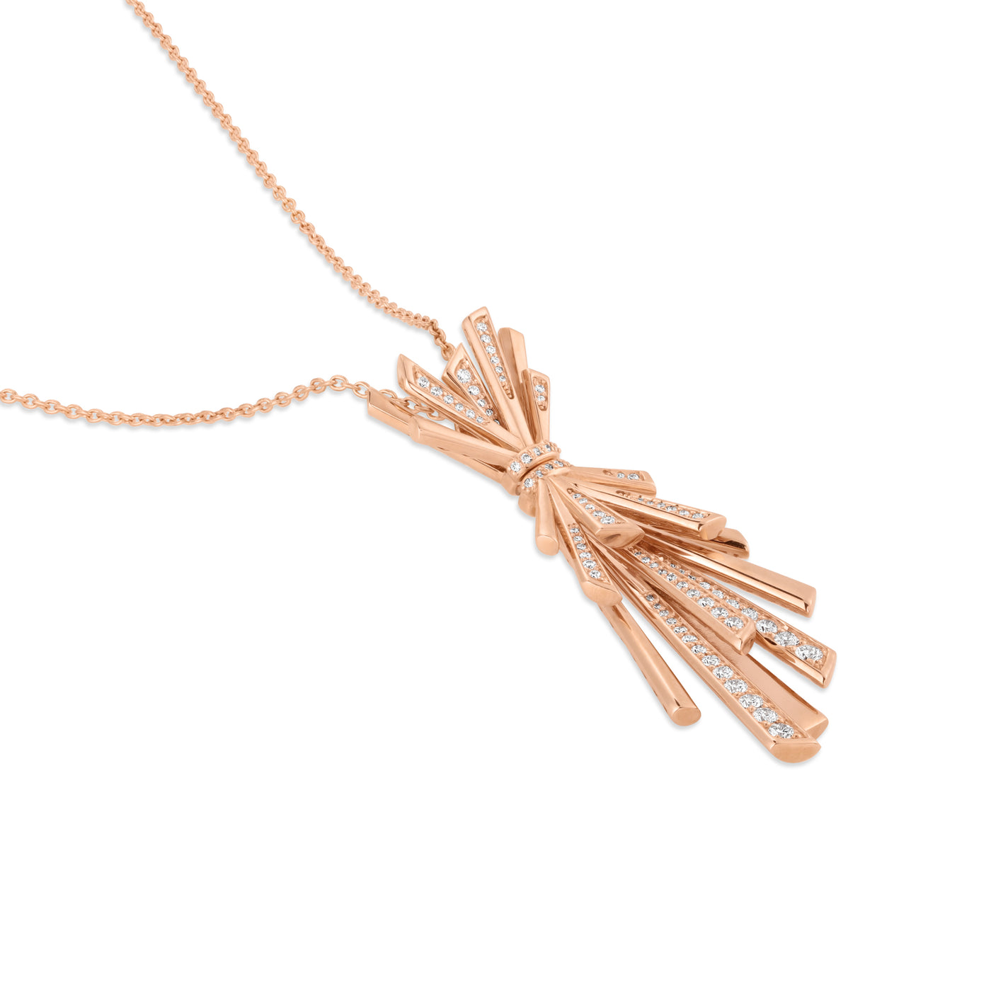 Rose Gold Diamond Pendant