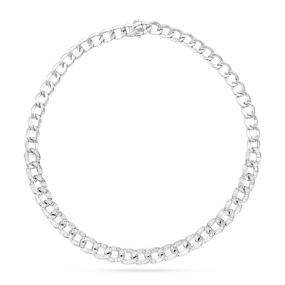 Diamond Baguette Necklace