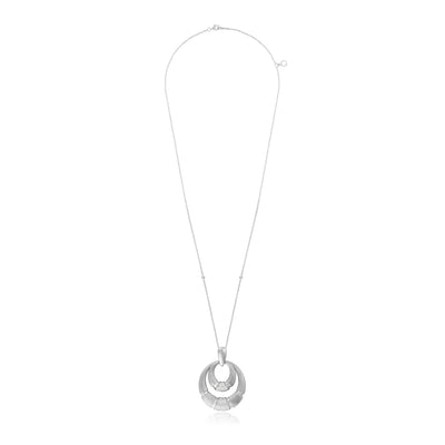 ETOILE White Gold Frosted Pendant