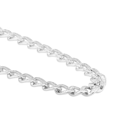Diamond Baguette Necklace