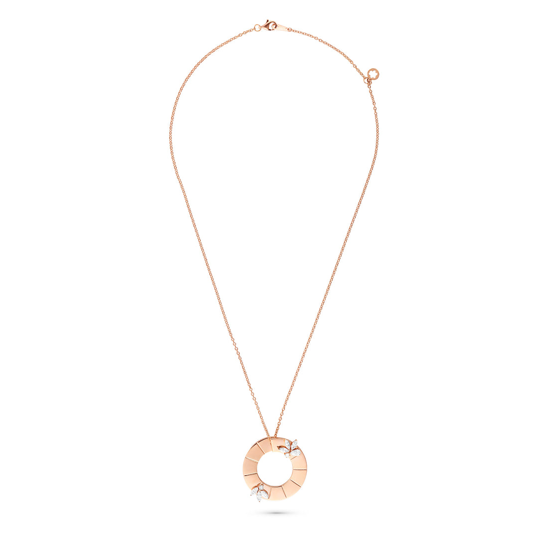 Rose Gold Eternal Circle Pendant