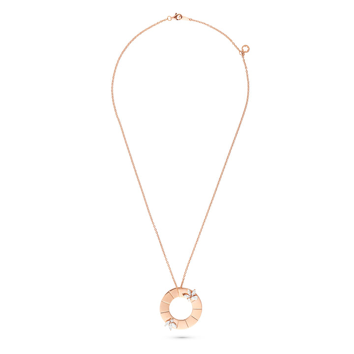 Rose Gold Eternal Circle Pendant