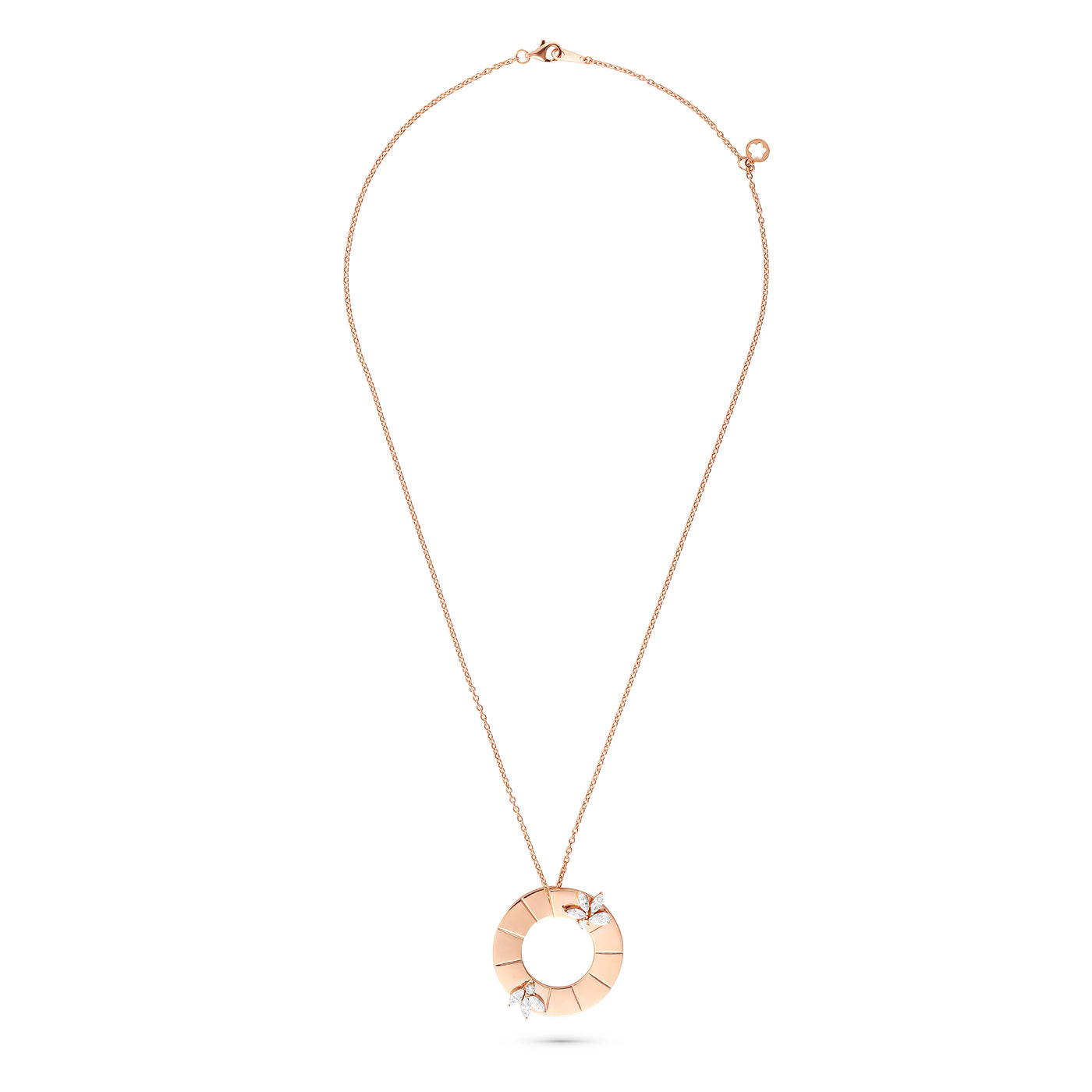 Rose Gold Eternal Circle Pendant