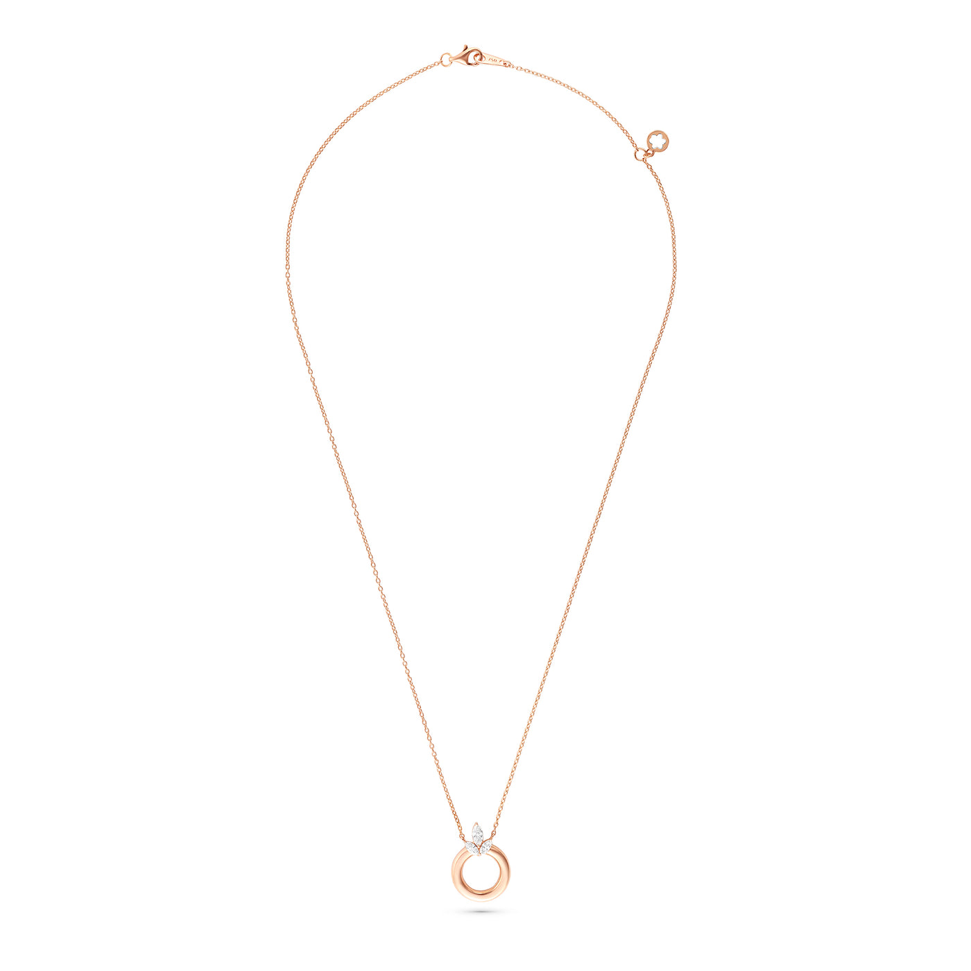 Radiance Necklace in Rose Gold & Diamonds