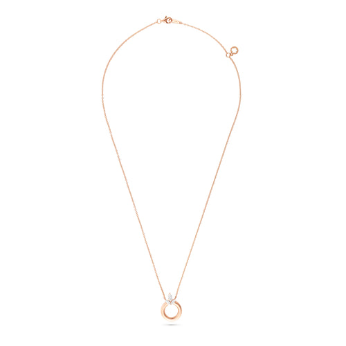 Radiance Necklace in Rose Gold & Diamonds ETOILE Radiance Necklace Rose Gold & Diamond