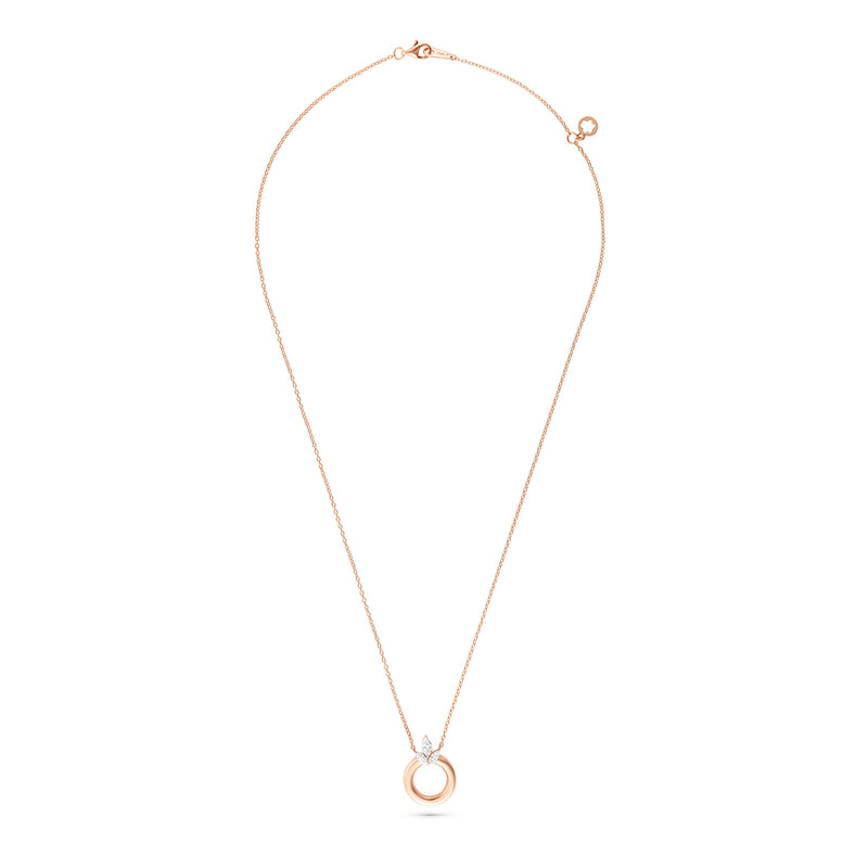 Radiance Necklace in Rose Gold & Diamonds