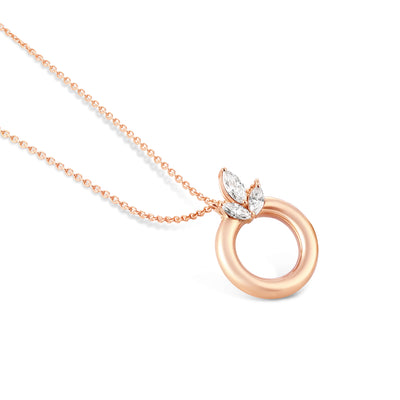 Radiance Necklace in Rose Gold & Diamonds