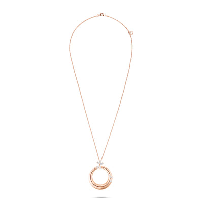 Celestial Crescent Necklace ETOILE Celestial Crescent Rose Gold Necklace