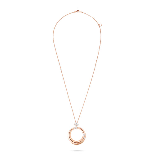 Celestial Crescent Necklace ETOILE Celestial Crescent Rose Gold Necklace