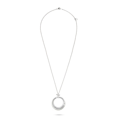ETOILE Celestial Crescent White Gold Necklace