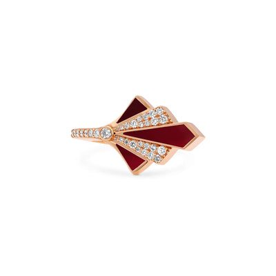 Rose Gold Ring Diamonds