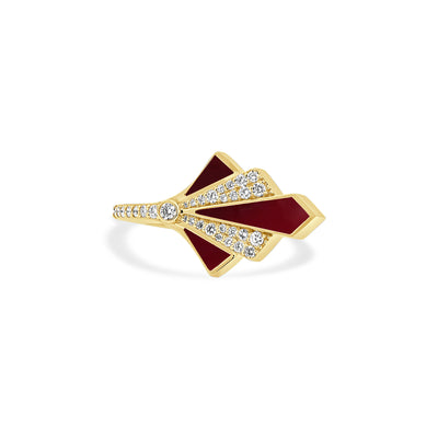 Yellow Gold Ring Diamonds