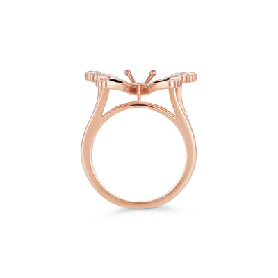 Mother of Pearl Diamond Ring