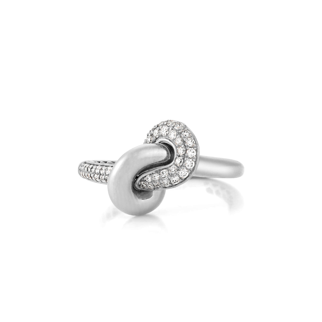 White Gold Diamond Infinity Ring
