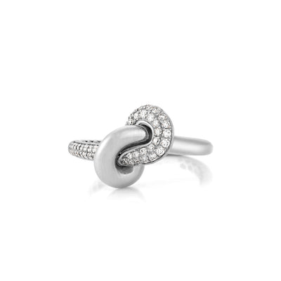 White Gold Diamond Infinity Ring