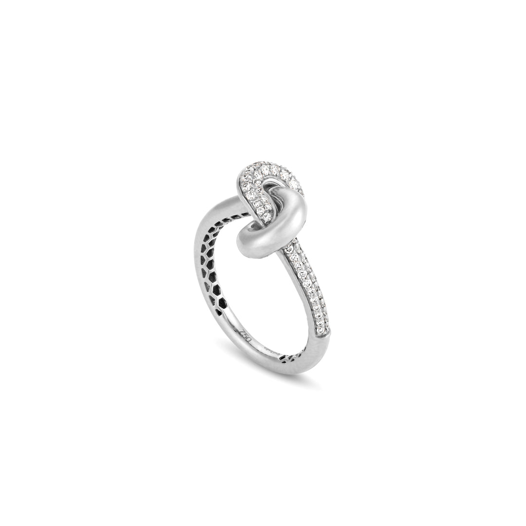 White Gold Diamond Infinity Ring