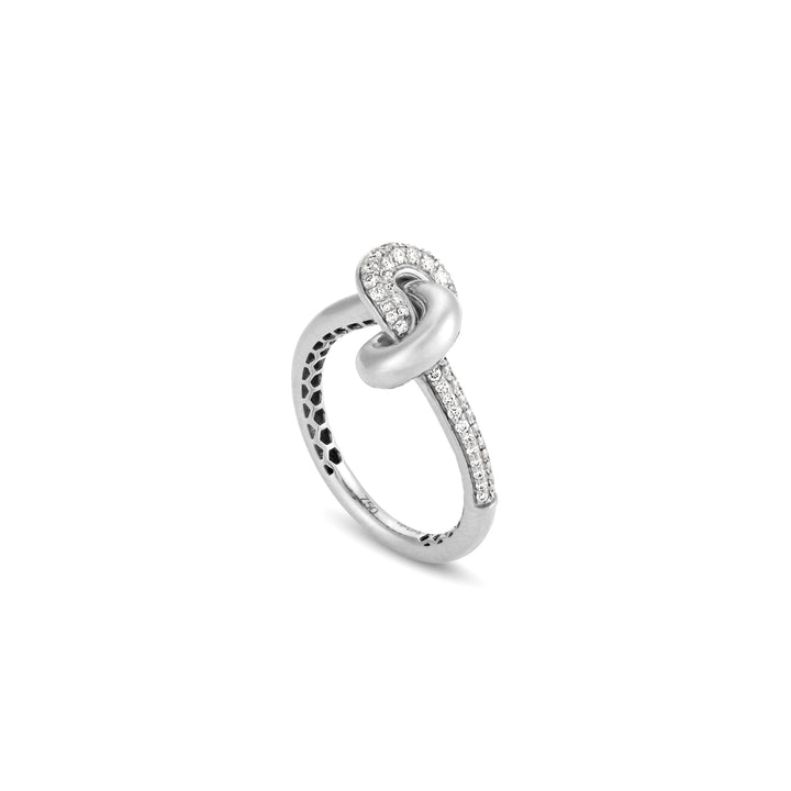 White Gold Diamond Infinity Ring