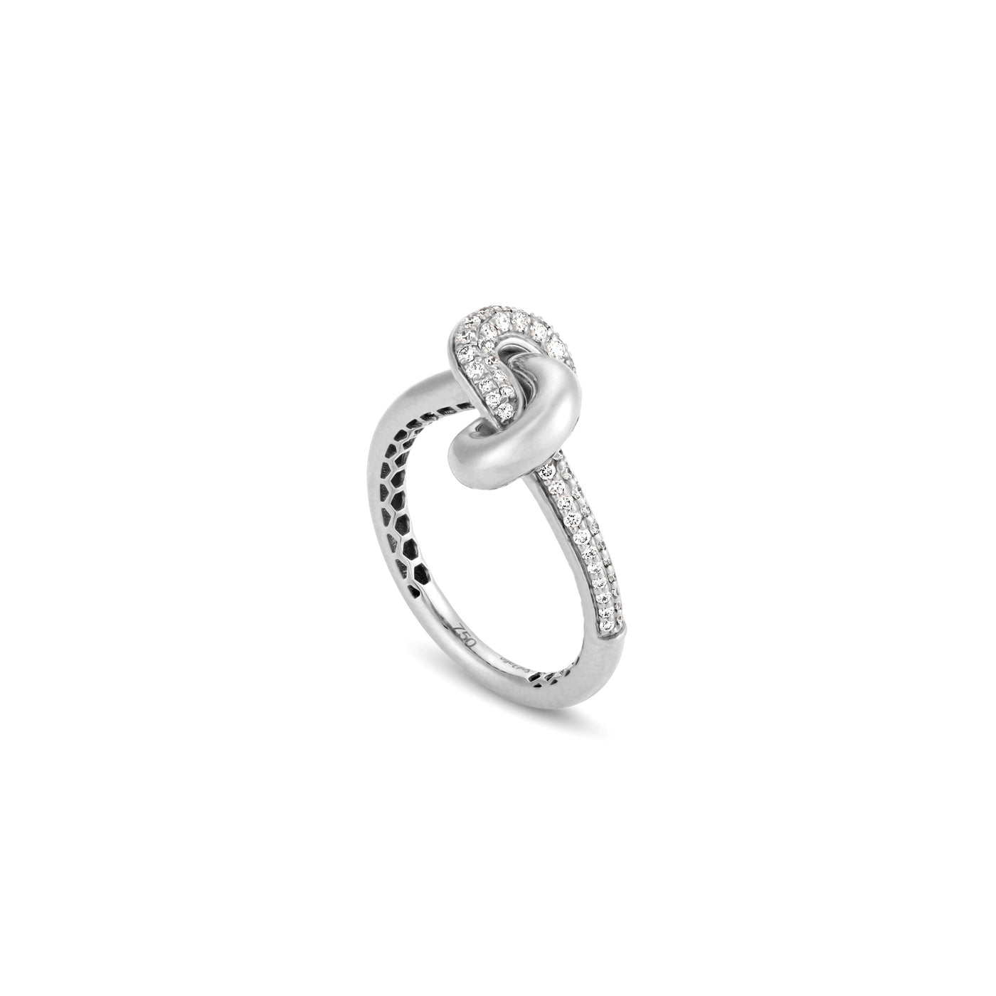 White Gold Diamond Infinity Ring