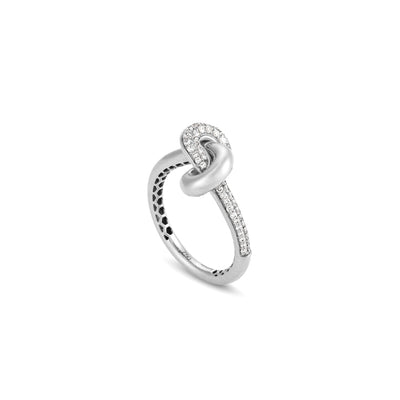 White Gold Diamond Infinity Ring