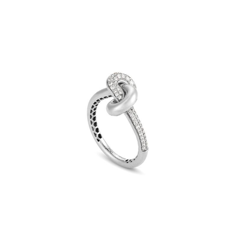 White Gold Diamond Infinity Ring