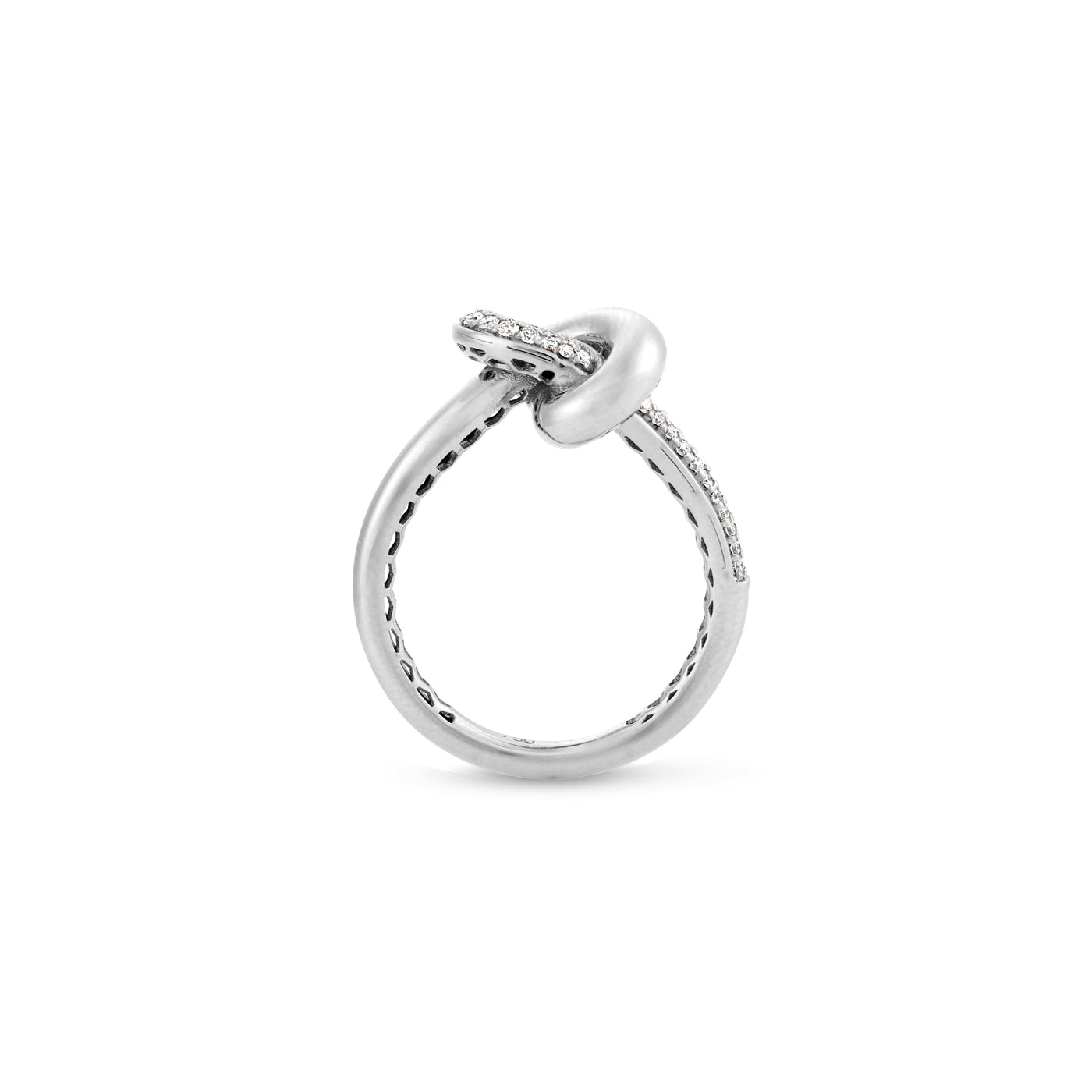White Gold Diamond Infinity Ring