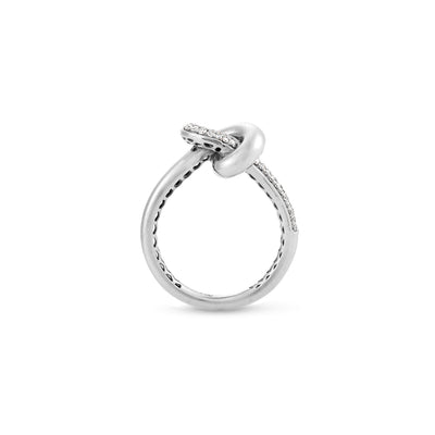 White Gold Diamond Infinity Ring