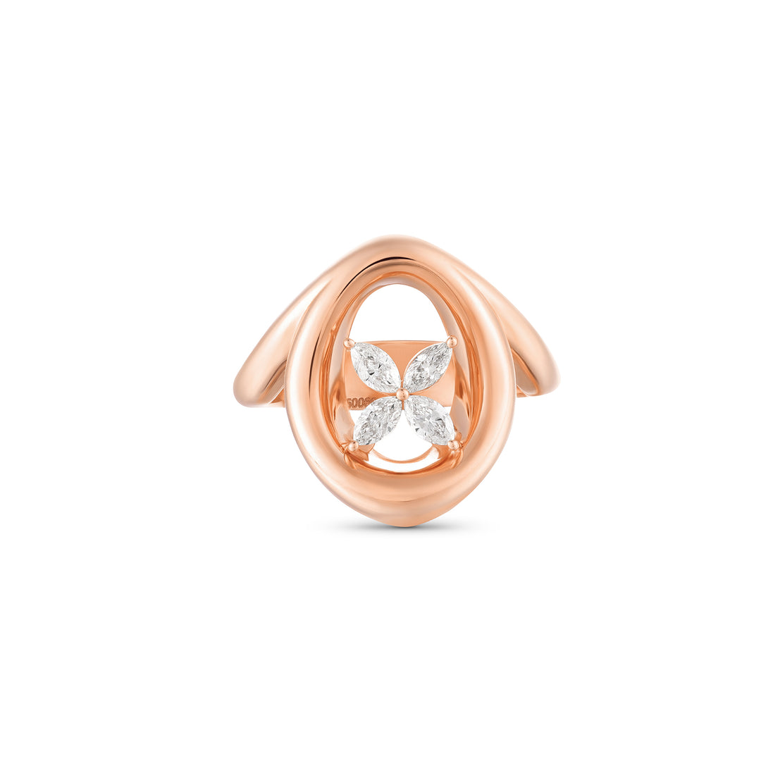 Rose Gold Statement Ring