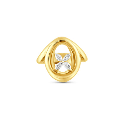 ÉTOILE Yellow Gold Statement Ring with Marquise Diamonds