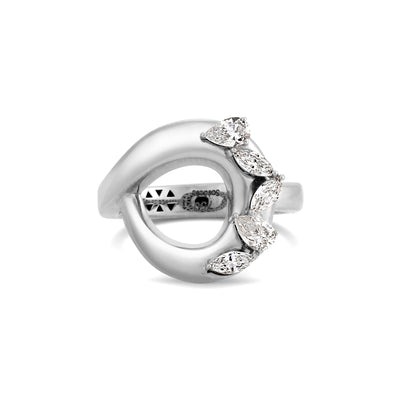 Radiant White Gold Diamond Ring