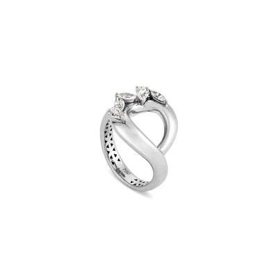 Radiant White Gold Diamond Ring