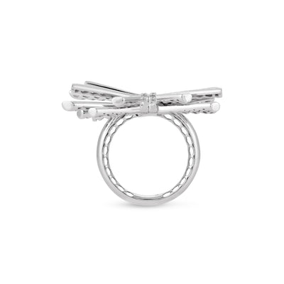 White Gold Diamond Ring 
