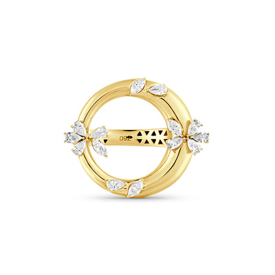  ETOILE Celestial Crescent Yellow Gold Ring