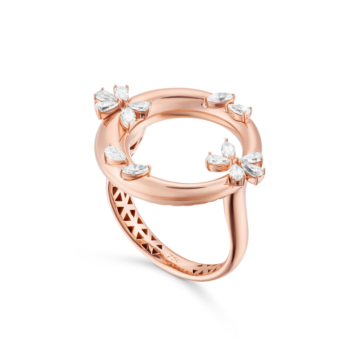  Rose Gold Diamond Ring