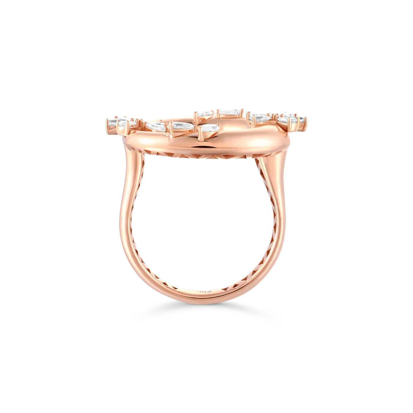  Rose Gold Diamond Ring
