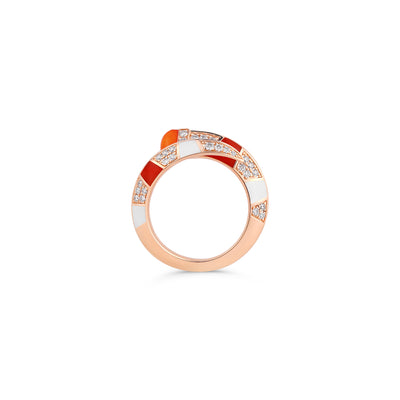 ARTISTRY Rose Gold Opal Diamond Ring