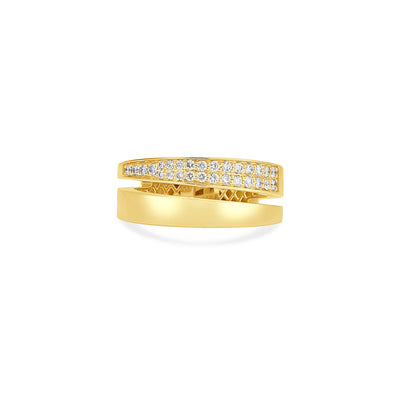 ETOILE Yellow Gold Diamond Ring