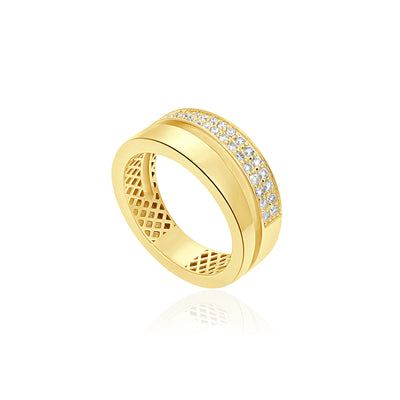 ETOILE Yellow Gold Diamond Ring ETOILE Yellow Gold Diamond Ring